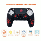 Hand Print PS5 Skin Set - Pro Red - Kool Millennials