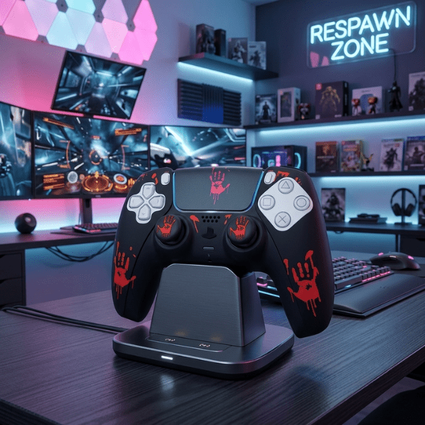 Hand Print PS5 Skin Set - Pro Red - Kool Millennials
