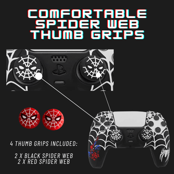 Spiderman PS5 Cover Set - Pro Black - Kool Millennials