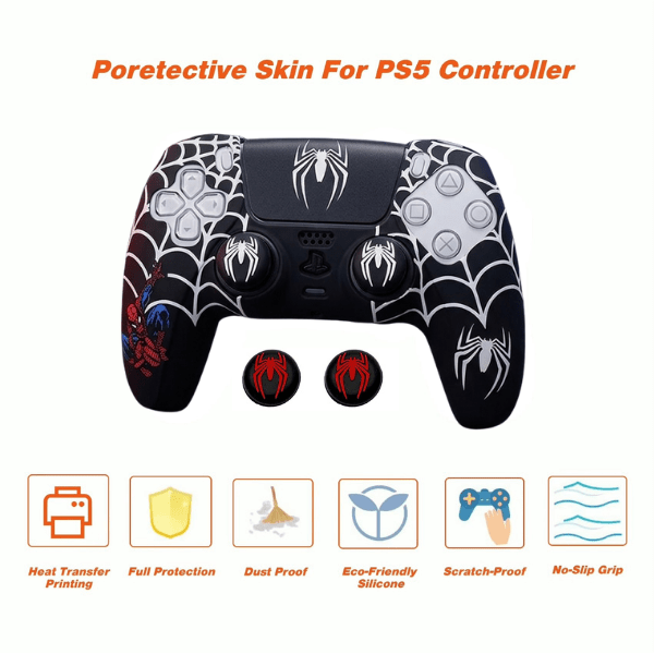 Spiderman PS5 Skin Set Ultimate - Black - Kool Millennials